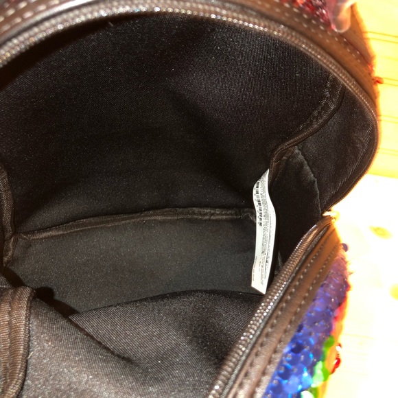 Sequin Multicolored Striped Backpack - Picture 5 of 5